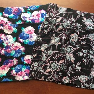Patterned Skirts (Also selling separately)